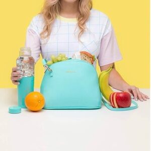 Corkcicle Adair Aqua Insulated Crossbody Lunch Bag